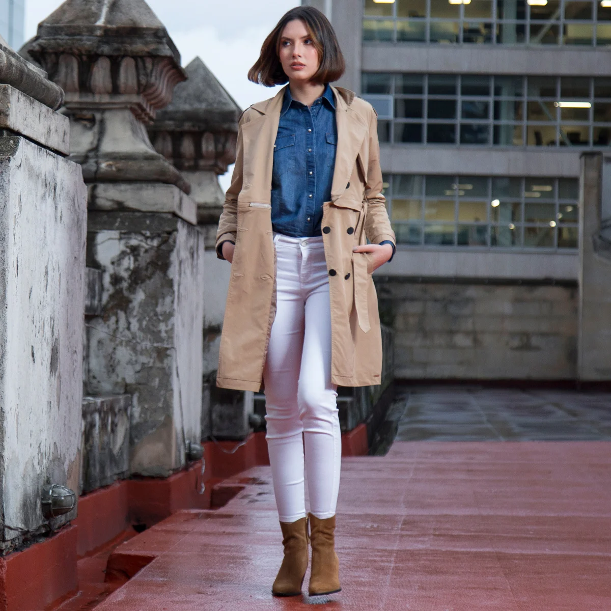 Abrigo Regular Formal Marine
