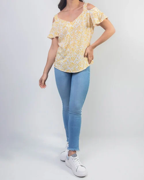 Blusa Con Tiras Knz Holyday