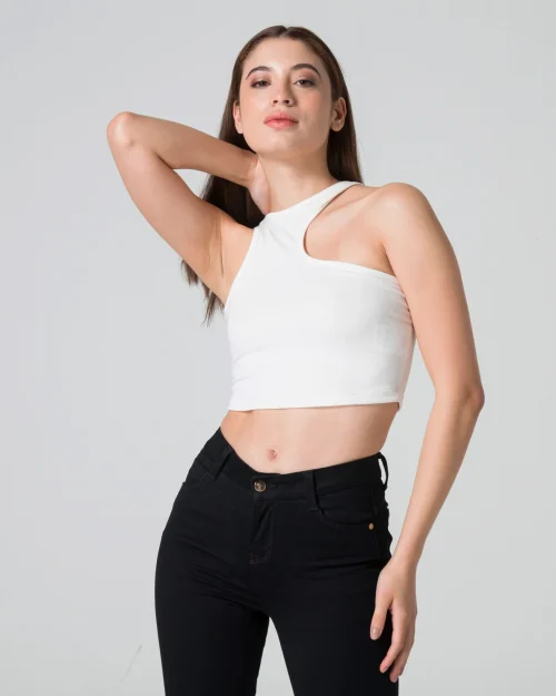 Blusa Crop Slim Canna