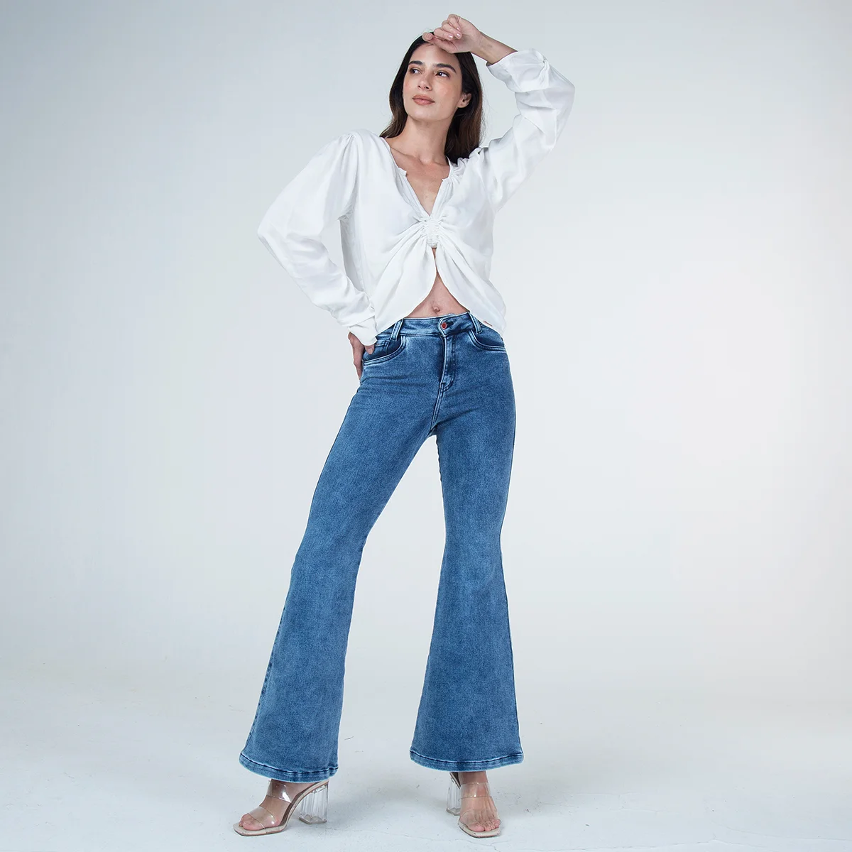 Blusa Regular Escote V Crave