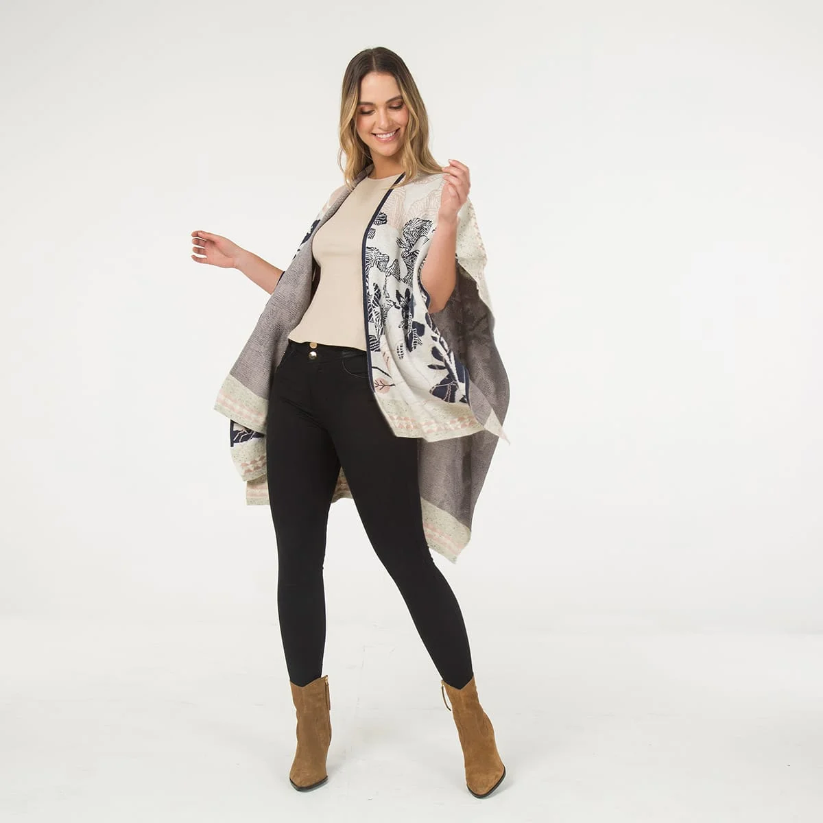 Ruana Floral Agatha